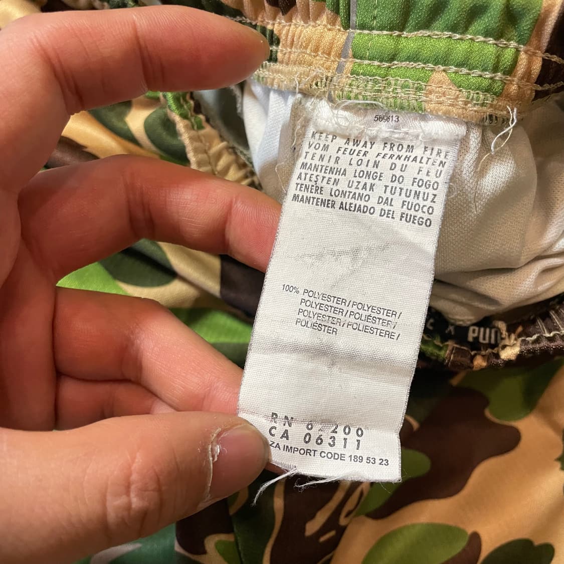 베이프 x 퓨마 트랙 숏팬츠 상품이미지4