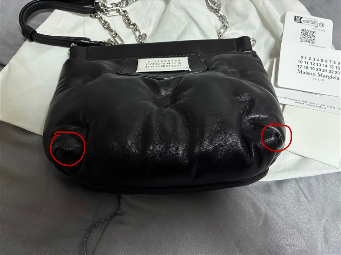 메종마르지엘라 글램 슬램 레드 카펫백 블랙 상품이미지3