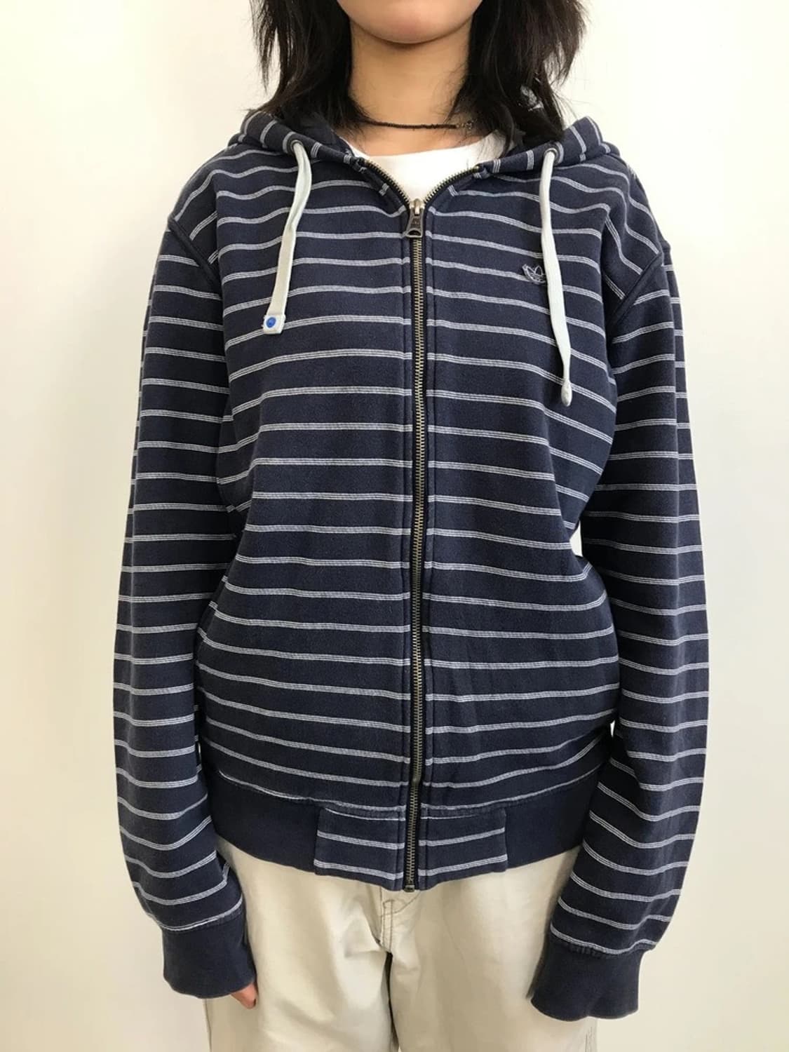 Adidas Trefoil Stripe Zip Hoodie 상품이미지2
