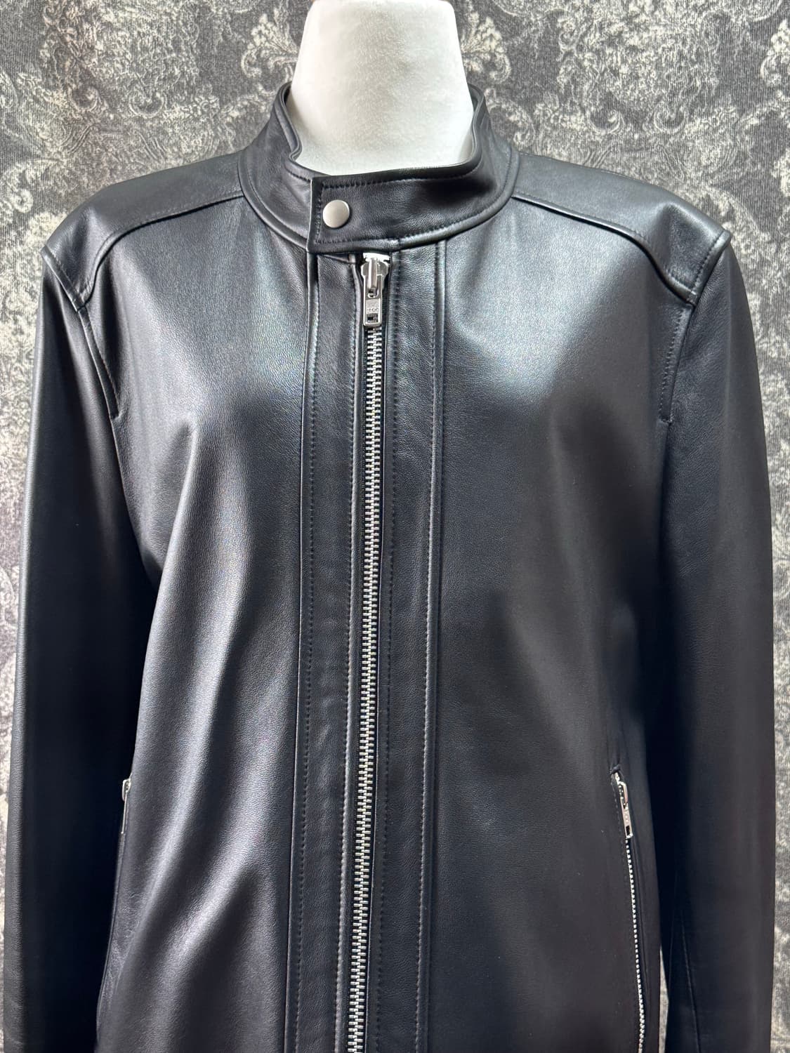 스페로네 램스킨 차이나카라 가죽 자켓 상품이미지2