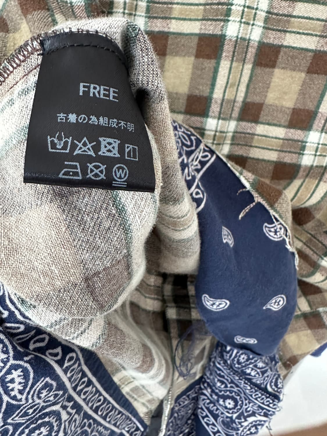 올드파크 반다나 리메이크 셔츠 상품이미지4