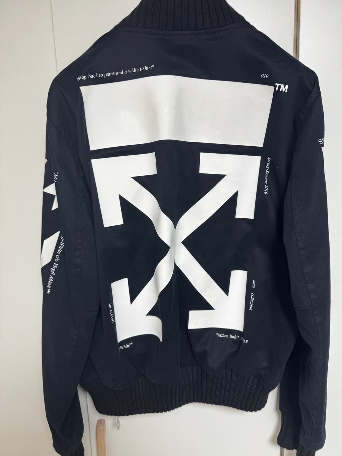 오프화이트 19s/s 봄버 자켓 m 상품이미지2