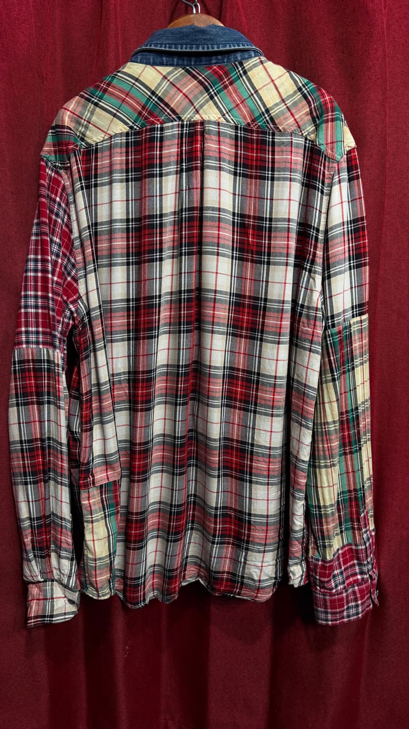 디젤 패치워크 셔츠남방 XL 상품이미지2