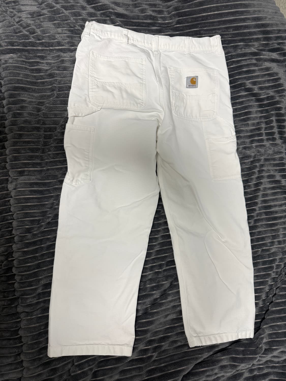 칼하트 화이트 흰색 더블니 팬츠 34사이즈 상품이미지2