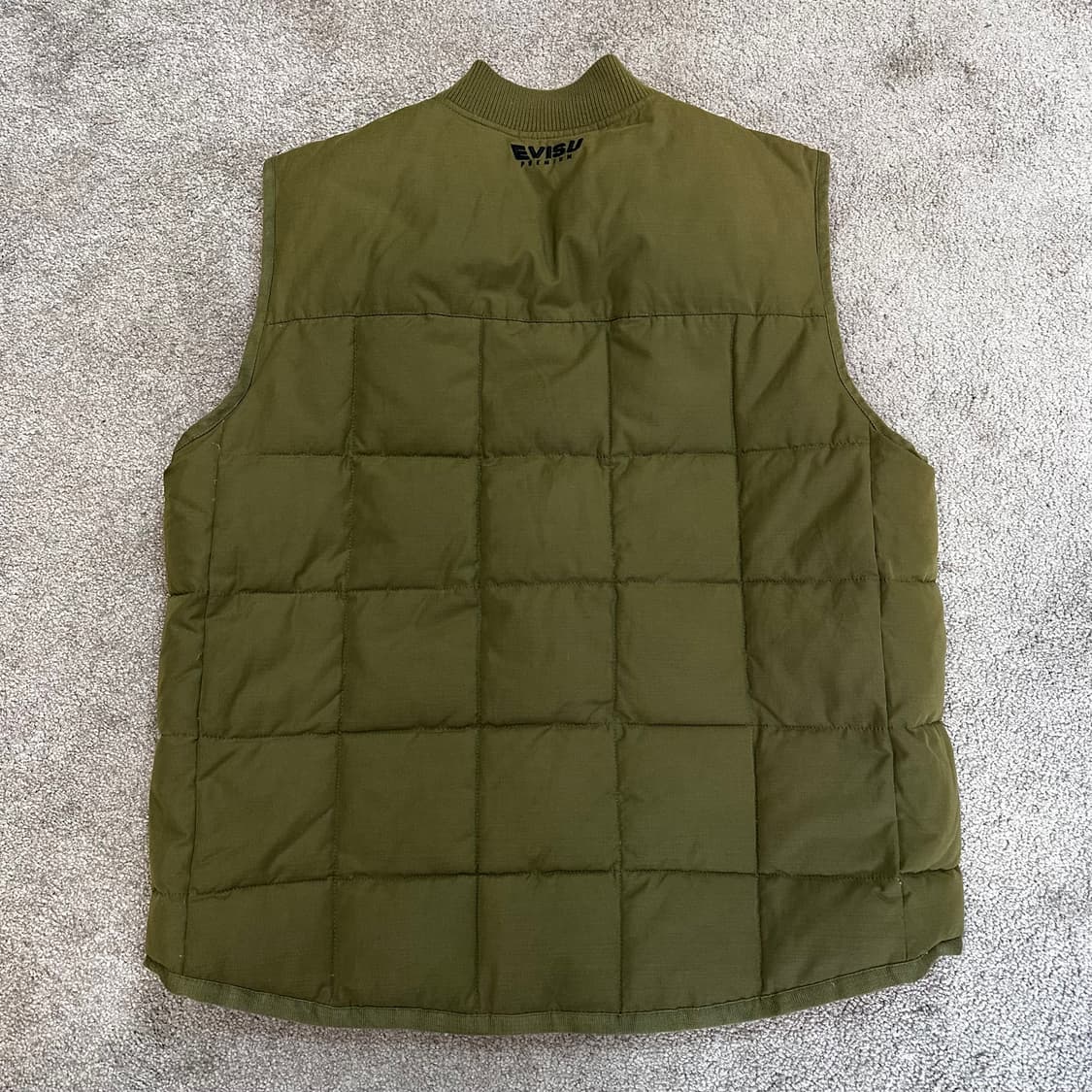 에비수 카키 스퀘어 퀄팅 패디드 패딩 베스트2XL 상품이미지6