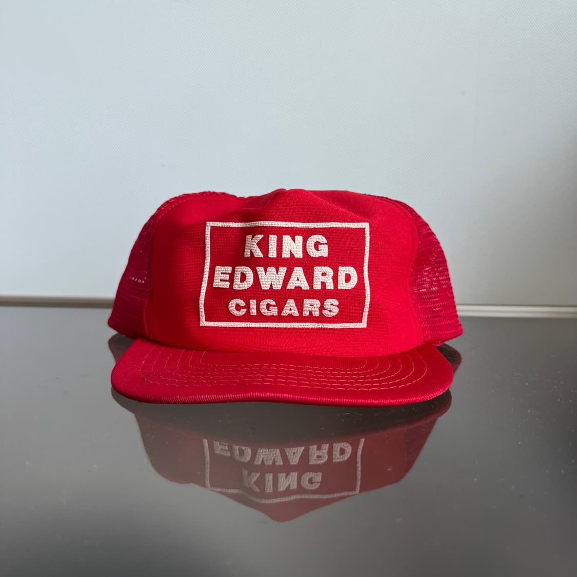 USA 빈티지 모자 볼캡 vintage cap 트러커 메쉬 레드 상품이미지1