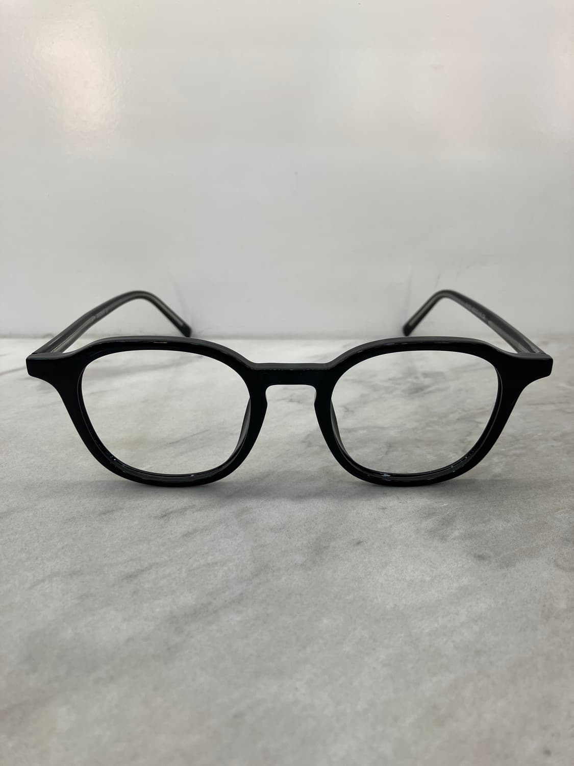 B89 DMN 유광 블랙 웰링턴 뿔테 안경122 상품이미지6