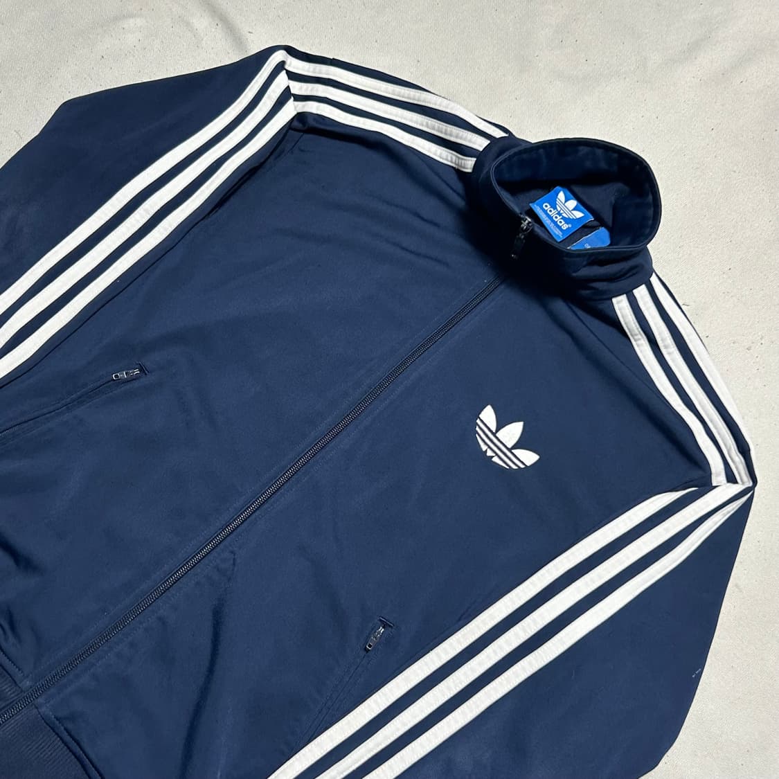 90 아디다스 파이어버드 네이비 트랙탑 상품이미지1