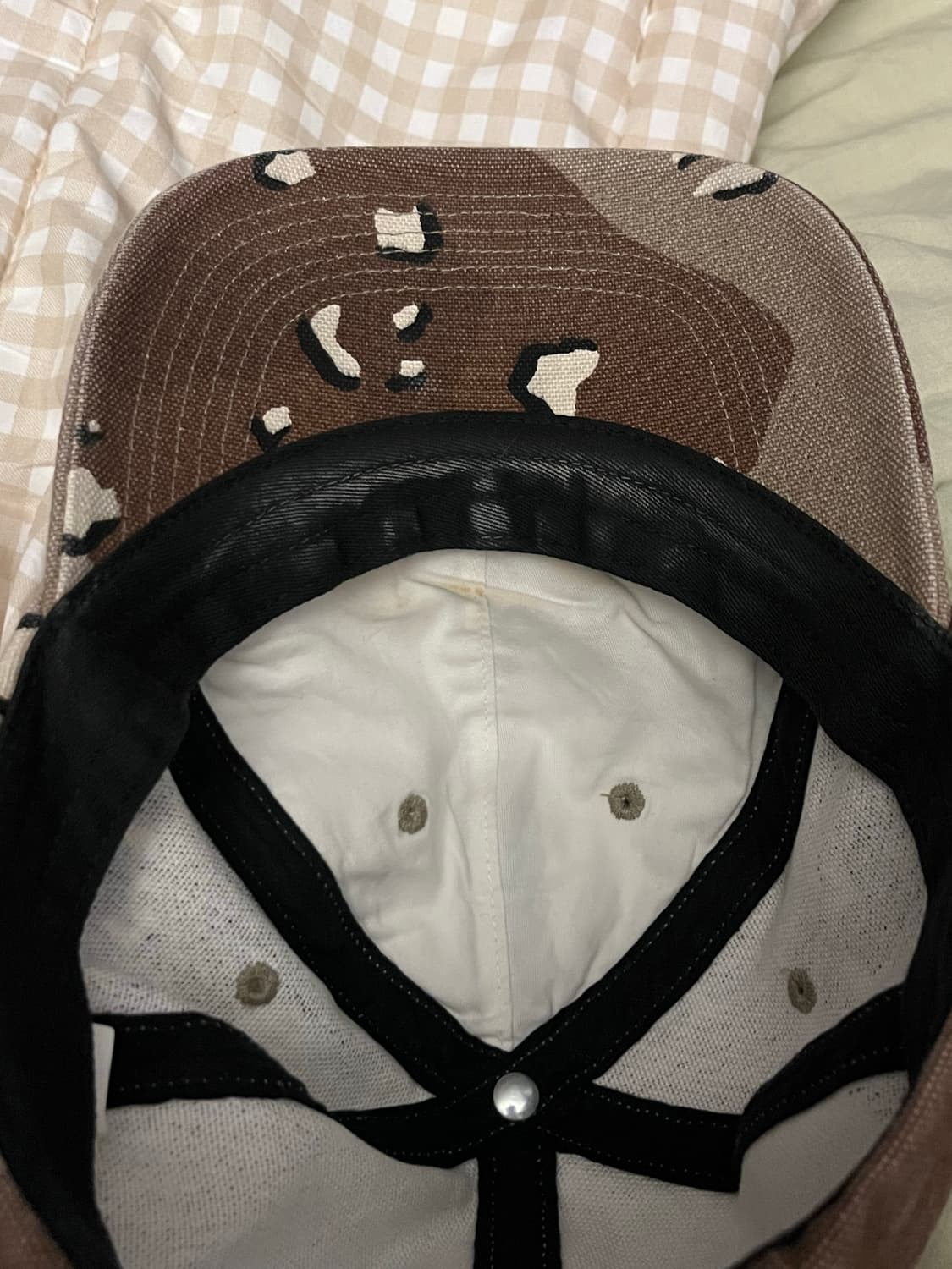 슈프림 카모 S로고 캠프캡 상품이미지3