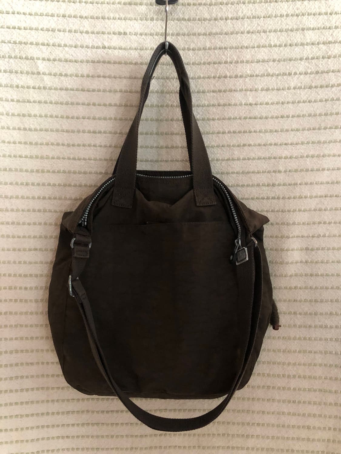 빈티지 키플링 Y2K 초코 브라운 나일론 숄더백 토트백 크로스백 상품이미지2