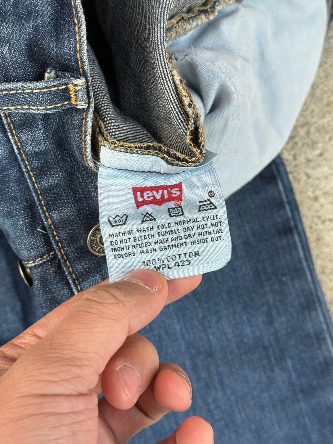 00s 리바이스 501 오리지날 핏 데님팬츠 상품이미지7