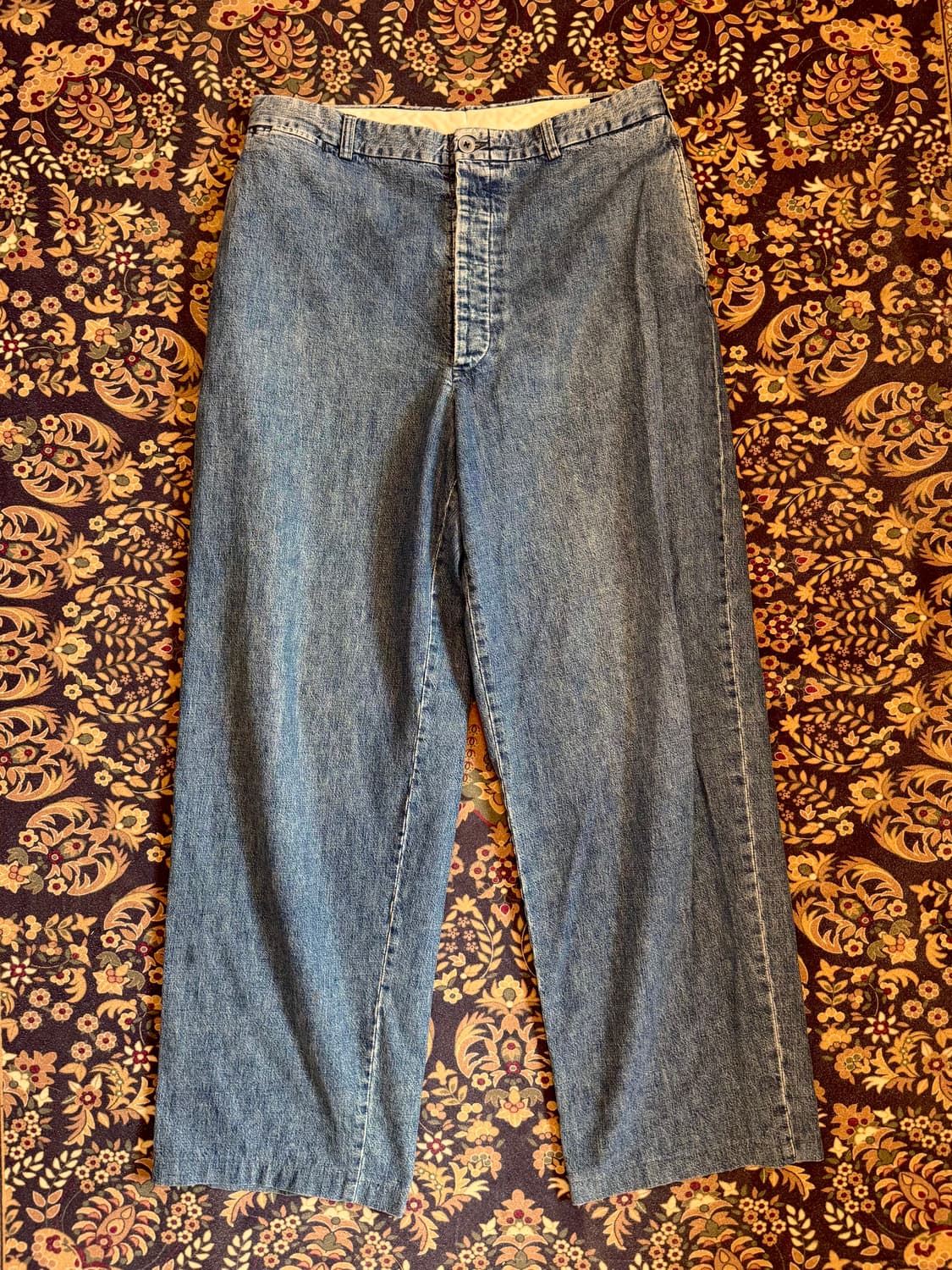 90s 더블알엘 데님 트라우저 치노팬츠 상품이미지1