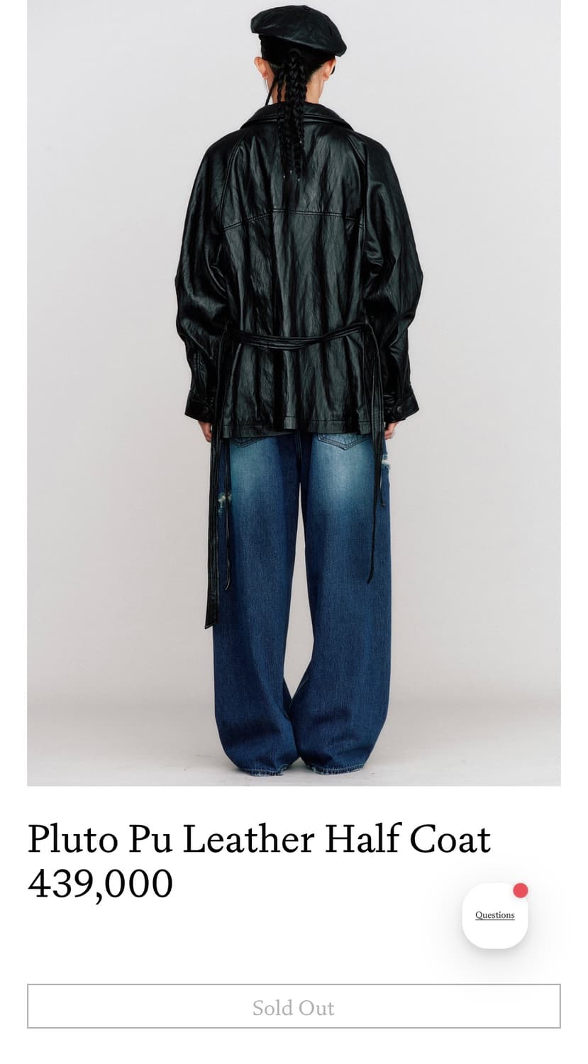 더일마 레더자켓 걍 새거 상품이미지4