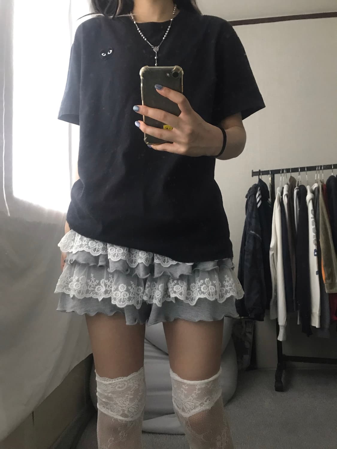 꼼데가르송 블랙 반팔티셔츠 상품이미지5
