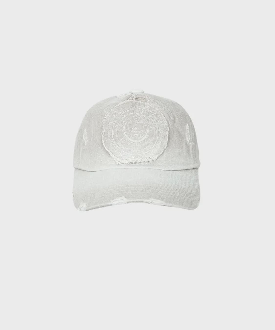 런던파퓸스 아카이브 DISTRESSED APPLIQUE CAP IVORY 상품이미지3
