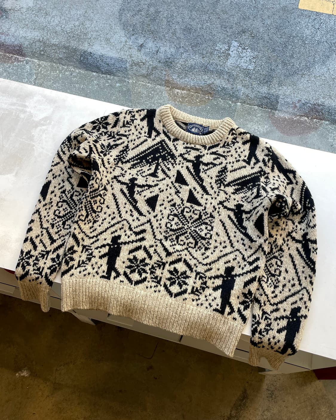 90’s USA Boathouse “SKI” wool sweater  상품이미지2