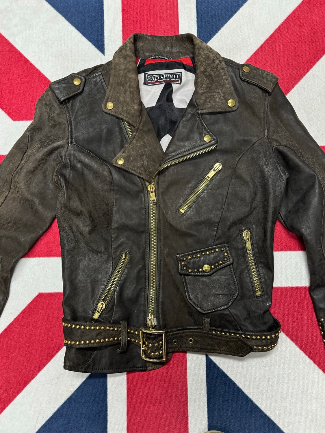 BAD SPIRIT 펑크 가죽자켓  상품이미지4
