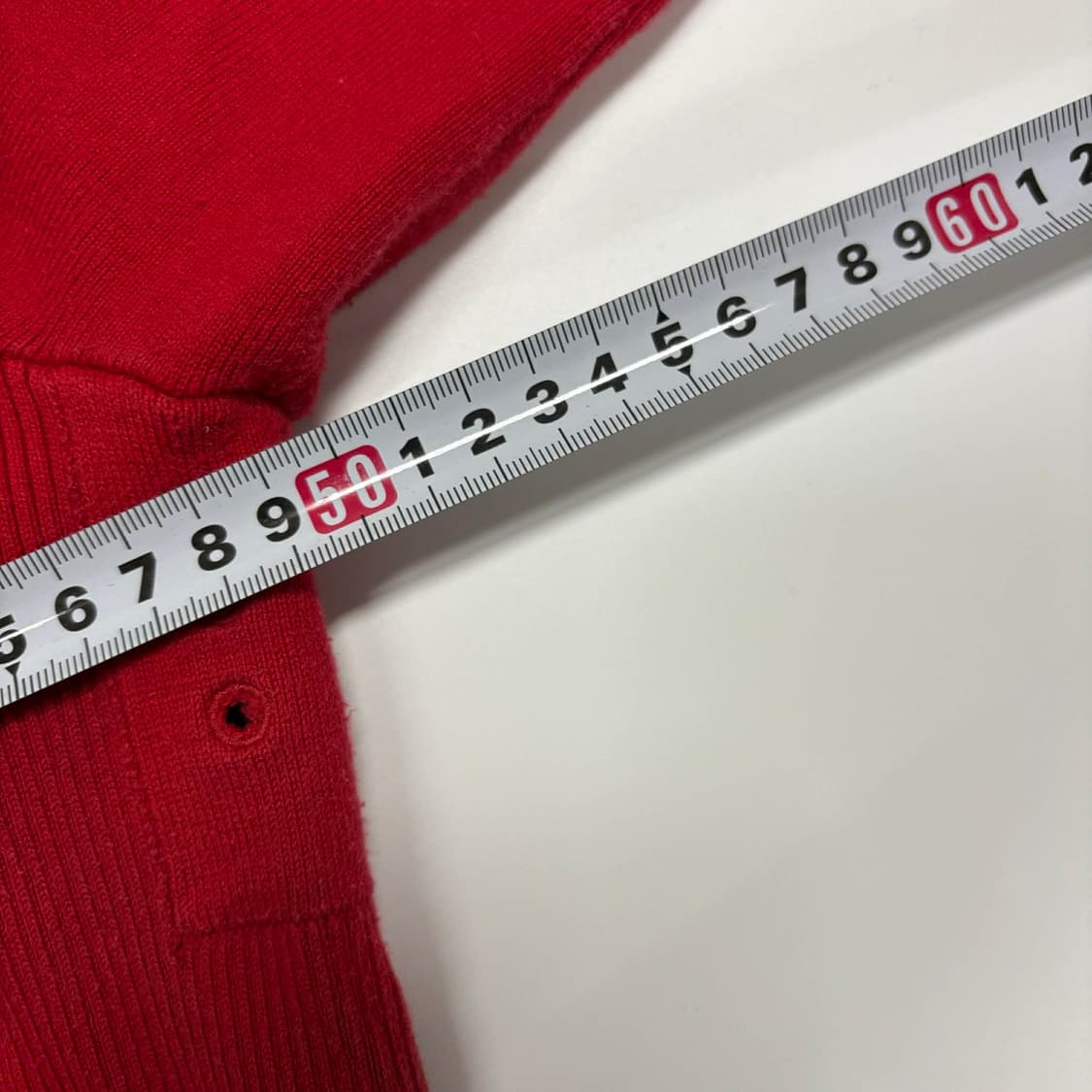 폴로 랄프로렌 투웨이 레드 코튼 트랙탑 대장급 희귀져지(L) 상품이미지7