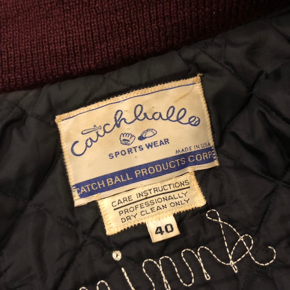 90’s CatchBall Varsity Jacket 상품이미지7