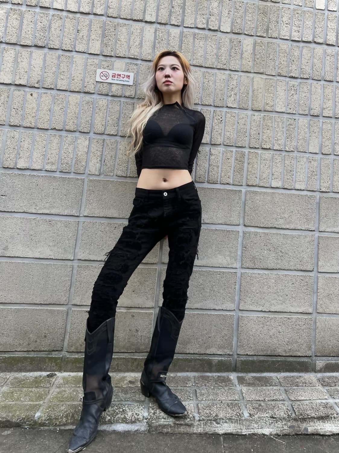 준야 와타나베 18S/S 데미지 디테일 데님진 상품이미지3