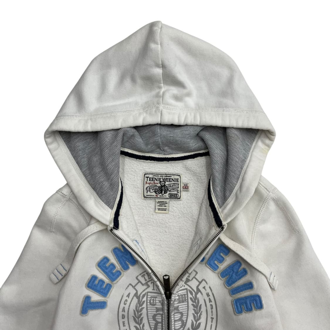 티니위니 센터로고 화이트 후드집업 M 상품이미지5