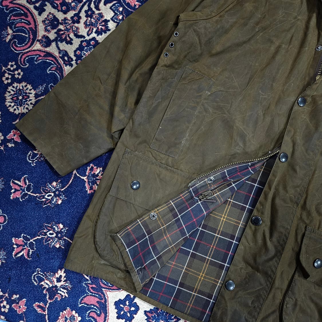 바버(Barbour) 빈티지 워시드 왁싱 클레식 자켓  상품이미지3