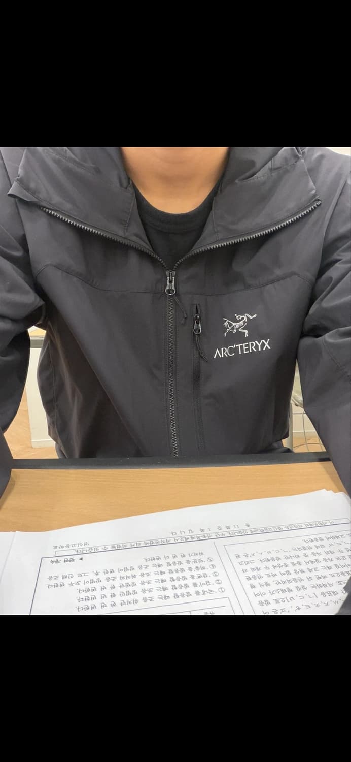 아크테릭스 스쿼미시 후디 블랙 M 상태최상 상품이미지1