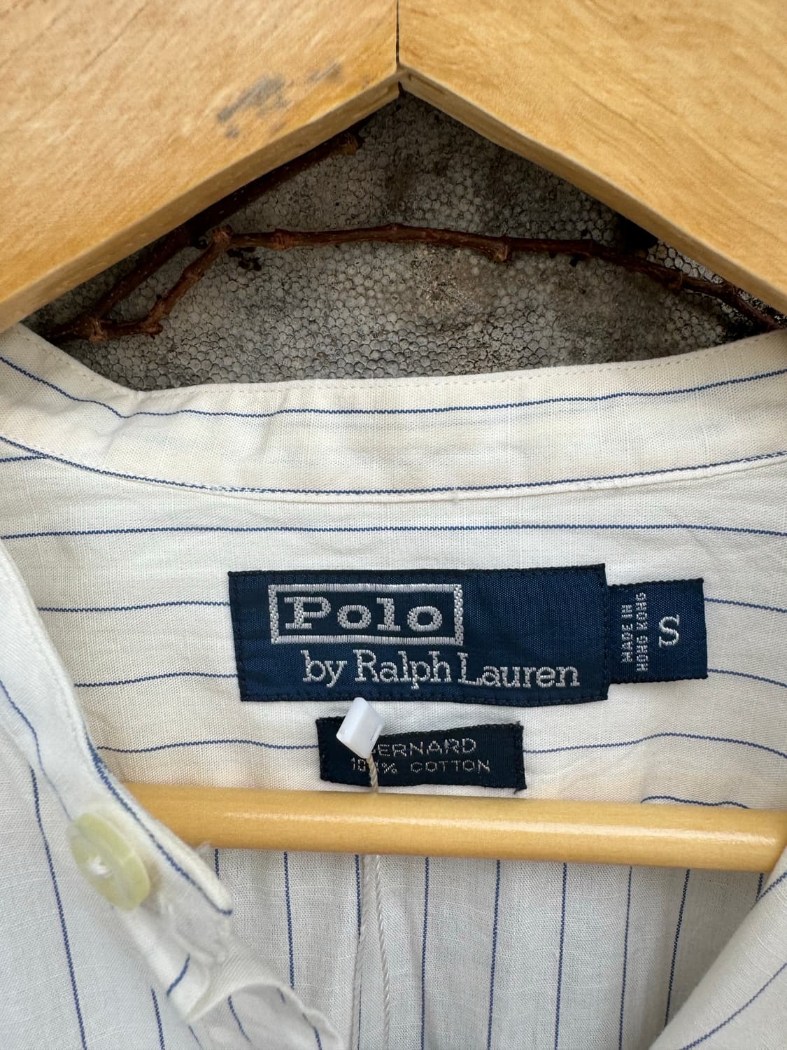 90s polo 폴로 랄프로렌 bernard 차이나 카라 셔츠 폴로 셔츠 상품이미지6