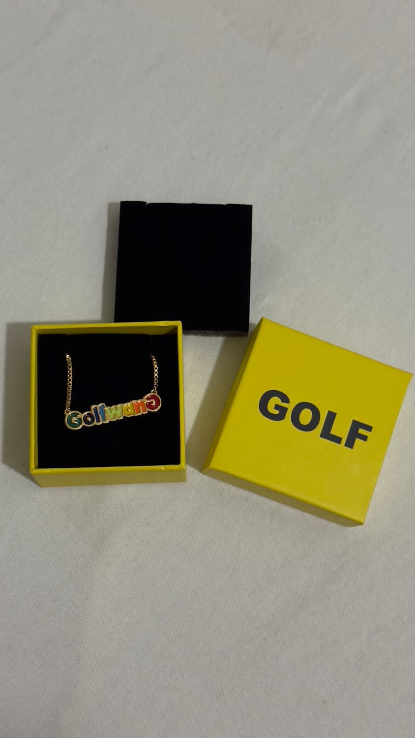 골프왕 Golf Wang Happy Logo Necklace 상품이미지1