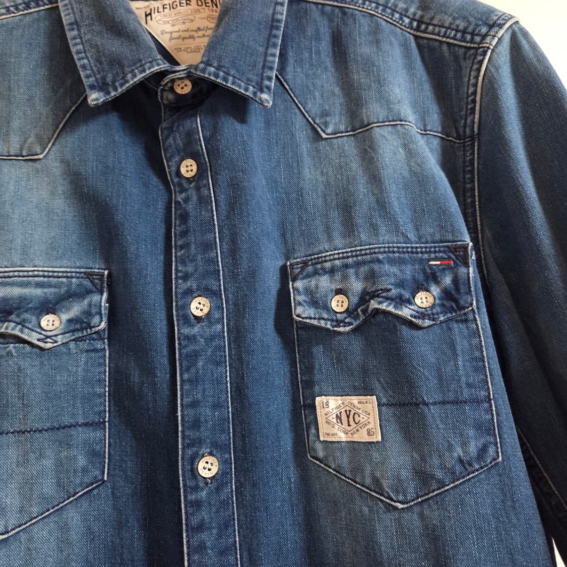 타미힐피거 데님 셔츠 상품이미지4