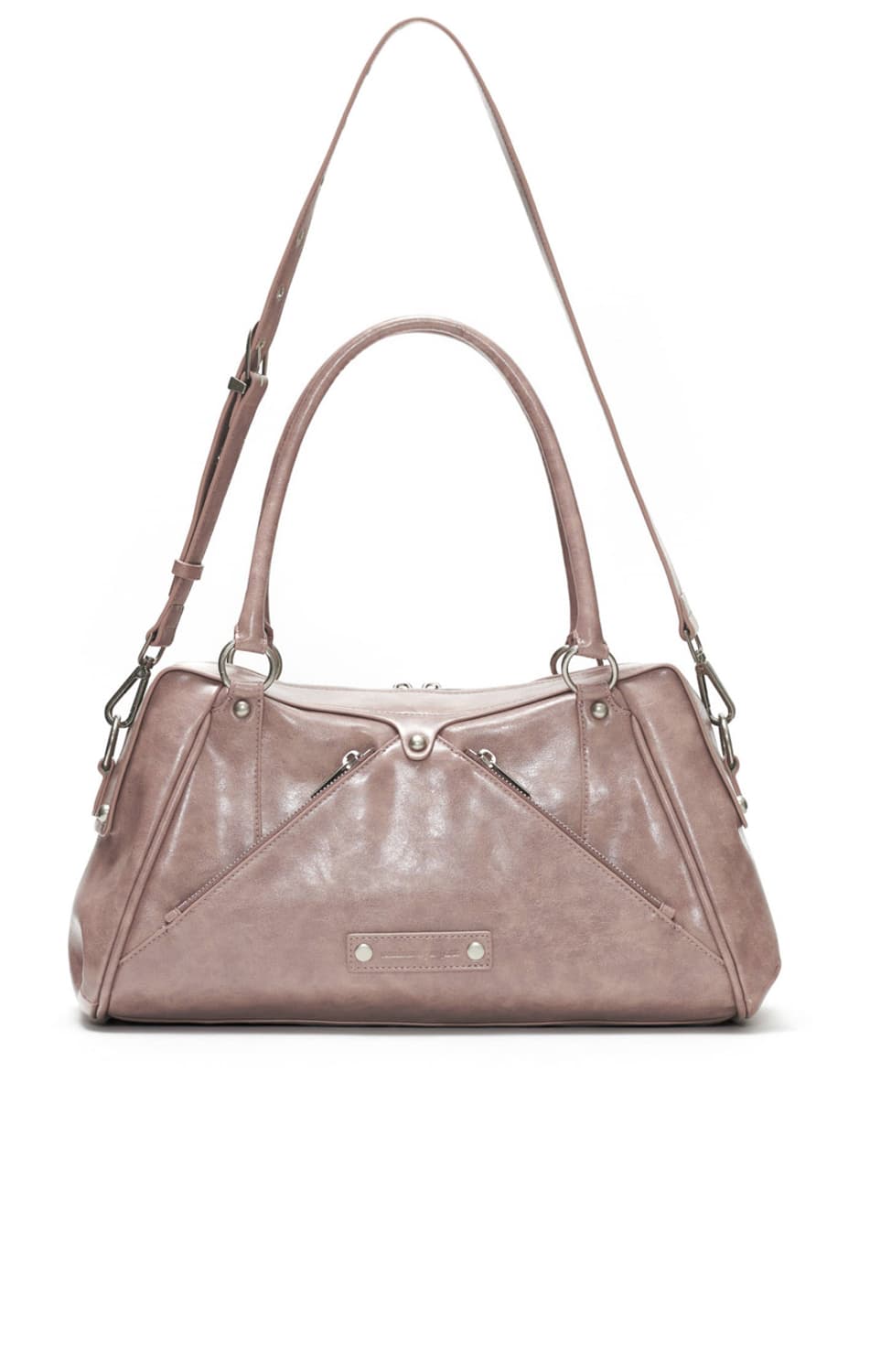 썬번프로젝트 Faux Leather M.O.S Bag pink 상품이미지1