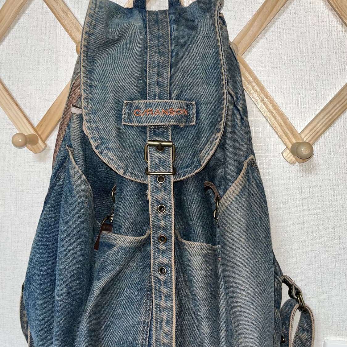 빈티지 데님백팩 상품이미지2