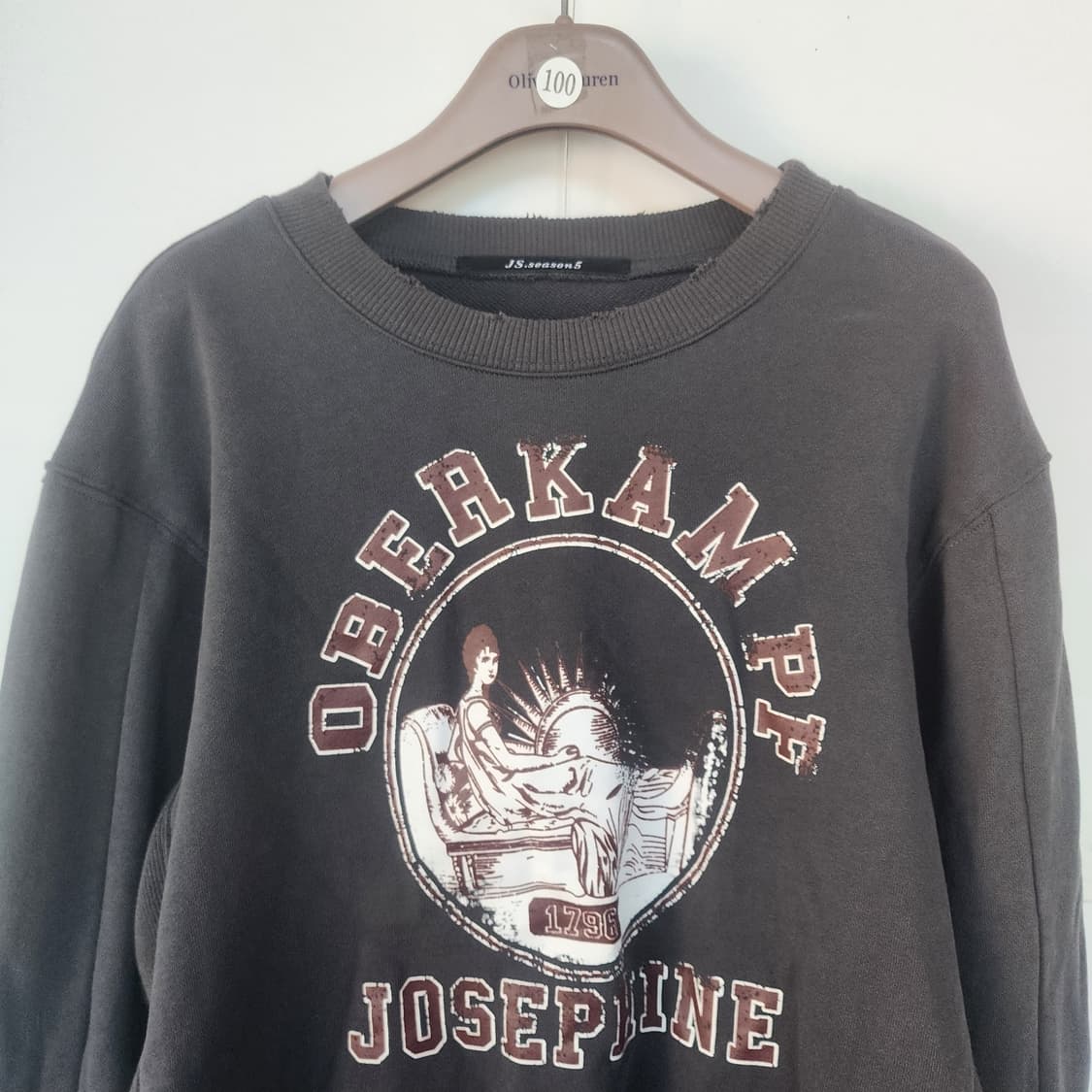 J.S.season5 빈티지 프린팅 맨투맨 티셔츠 상품이미지2