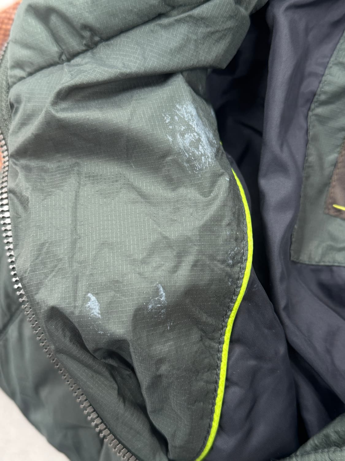 살레와 1935 카키 그린 패딩 그런지 히피 에스닉 아우터 빈티지 상품이미지9