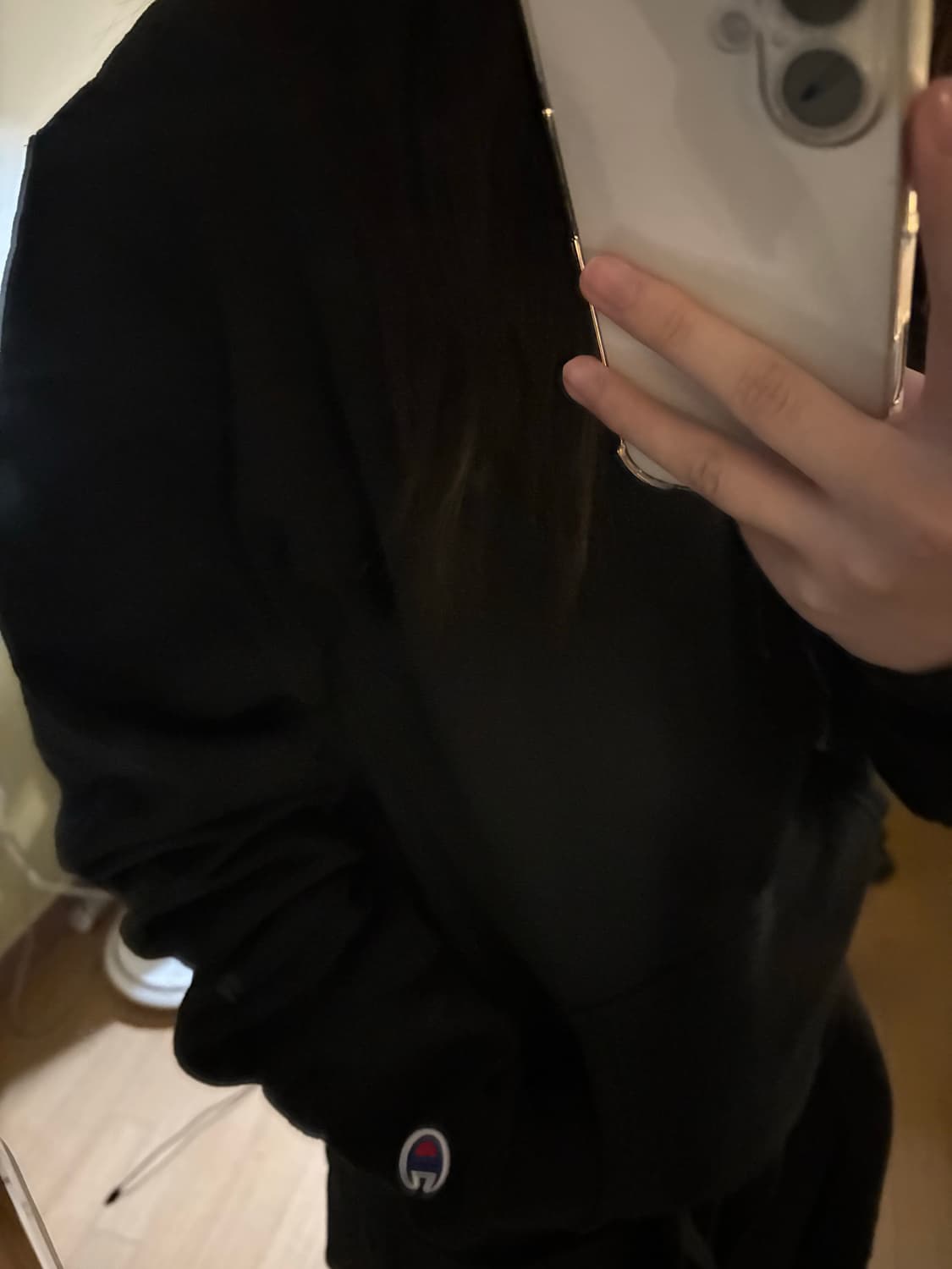 챔피온 블랙후드 상품이미지1