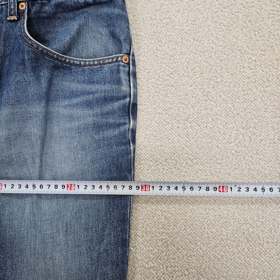 [86-102] 리바이스 OT206 데님 중청 워싱 팬츠 1210J1 상품이미지7