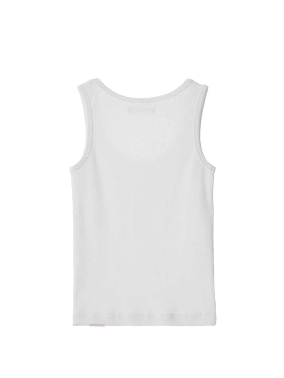 글로니 클래식 립 탱크 화이트 슬리브리스 s 상품이미지5