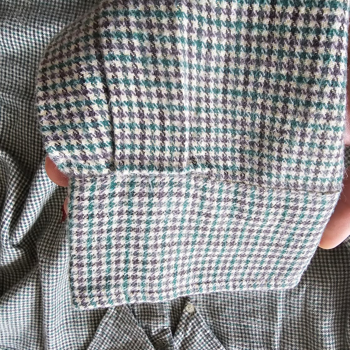 US M) 체감XL 105 폴로 랄프로렌 빈티지 셔츠 긴팔 그린 체크 상품이미지8