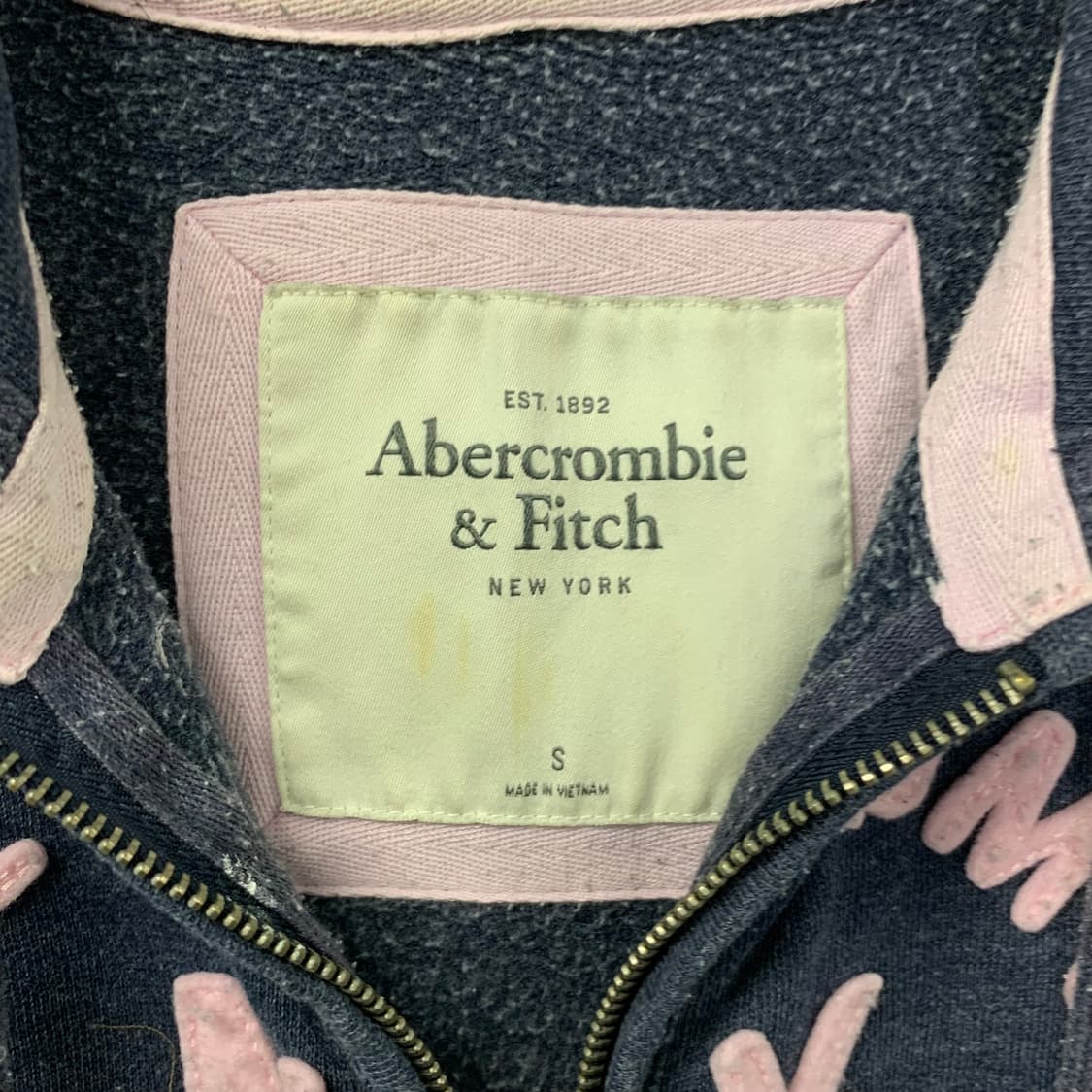 아베크롬비 y2k 와투케 차콜 후드집업 상품이미지6