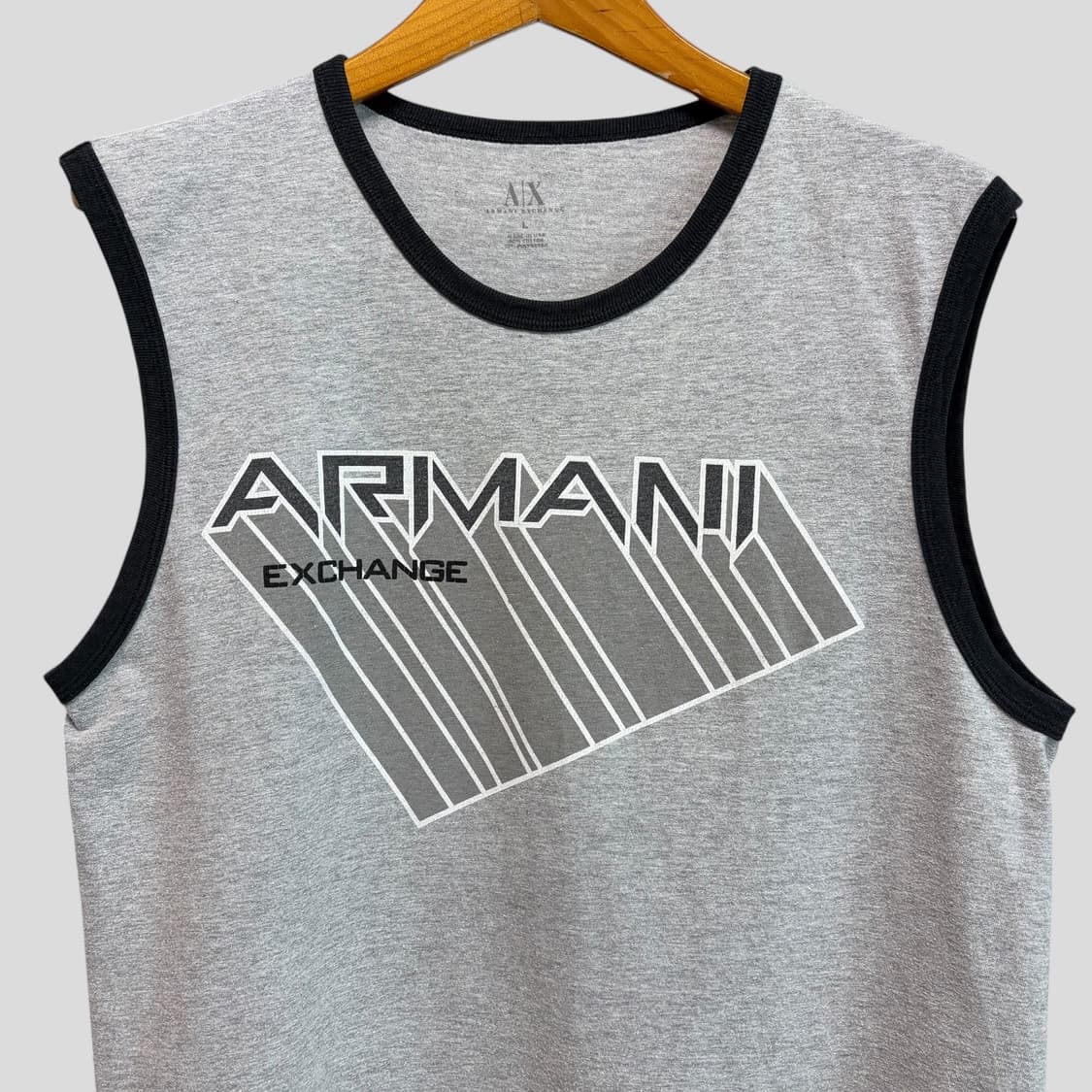 (L)Armani Exchange 아르마니 익스체인지 슬리브리스 티셔츠 상품이미지2