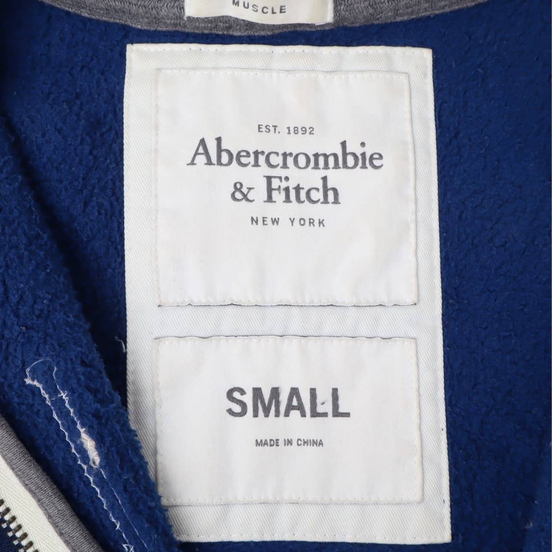 아베크롬비 아치로고 후드집업 상품이미지8