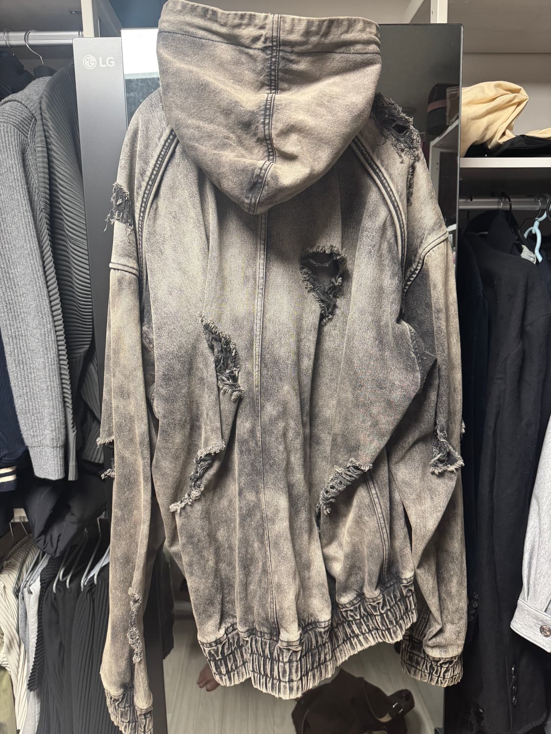 준지 23fw 컬렉션 디스 후드집업 XL 상품이미지2