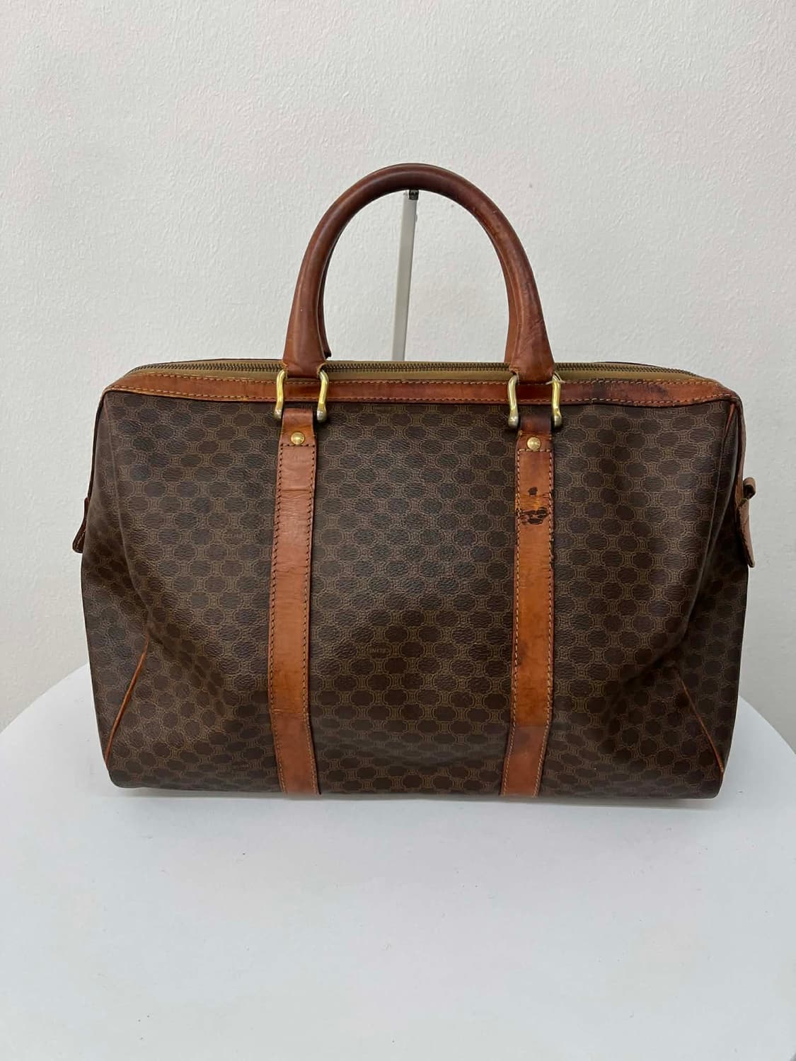 셀린느 빈티지 마카담 블라종 빅 보스톤백 여행가방 토트백 상품이미지4