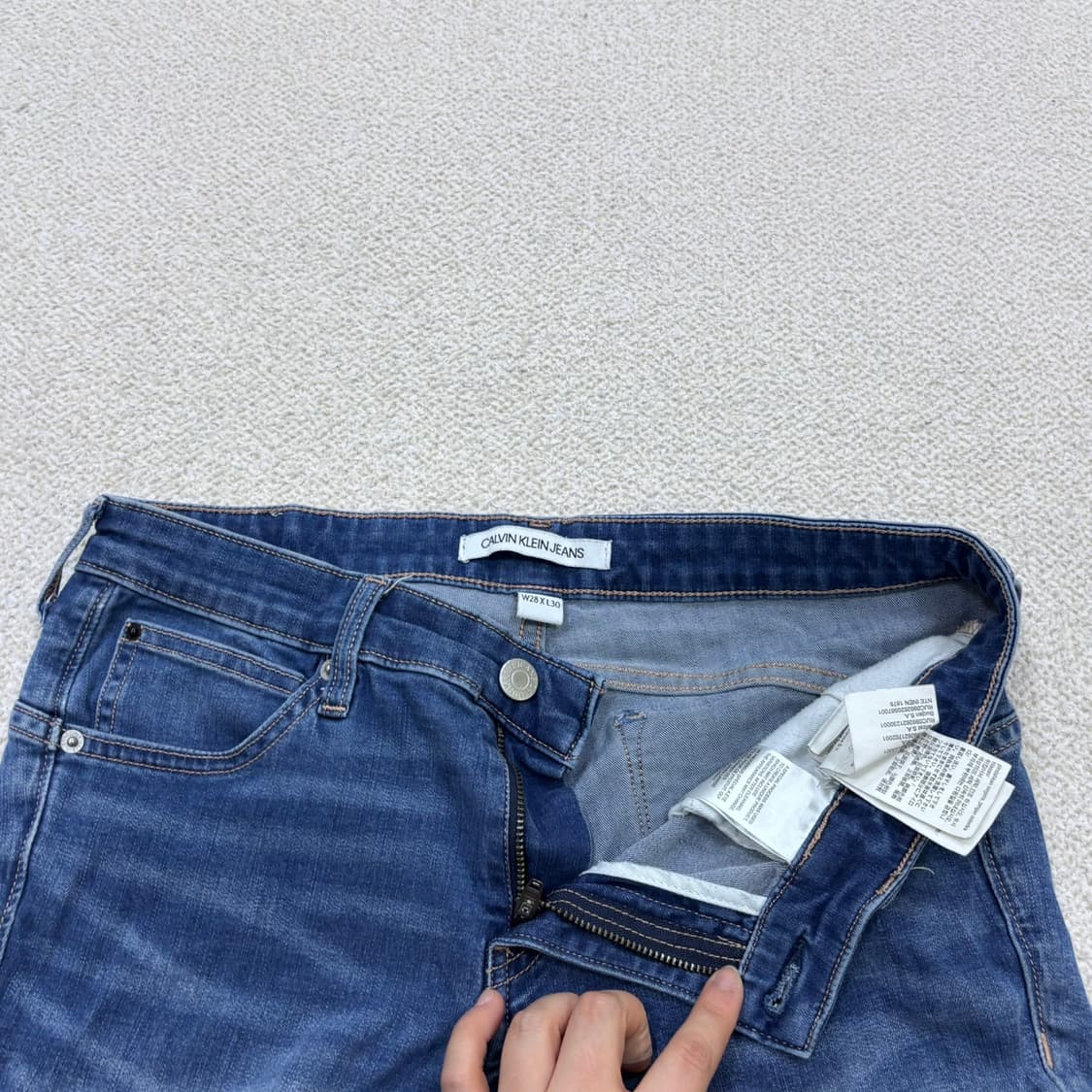 W28 L30 캘빈클라인 슬림핏 데님 팬츠 0427E 상품이미지5