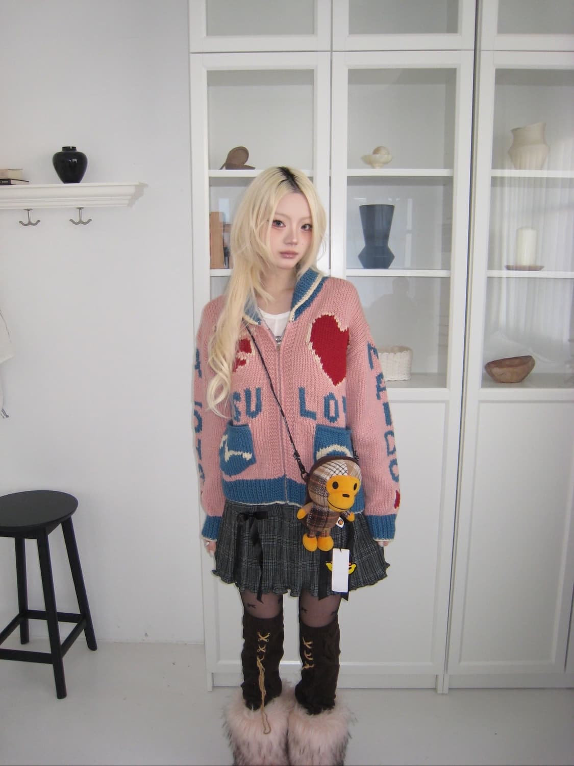 에비수 핑크 하트 코위찬 상품이미지2