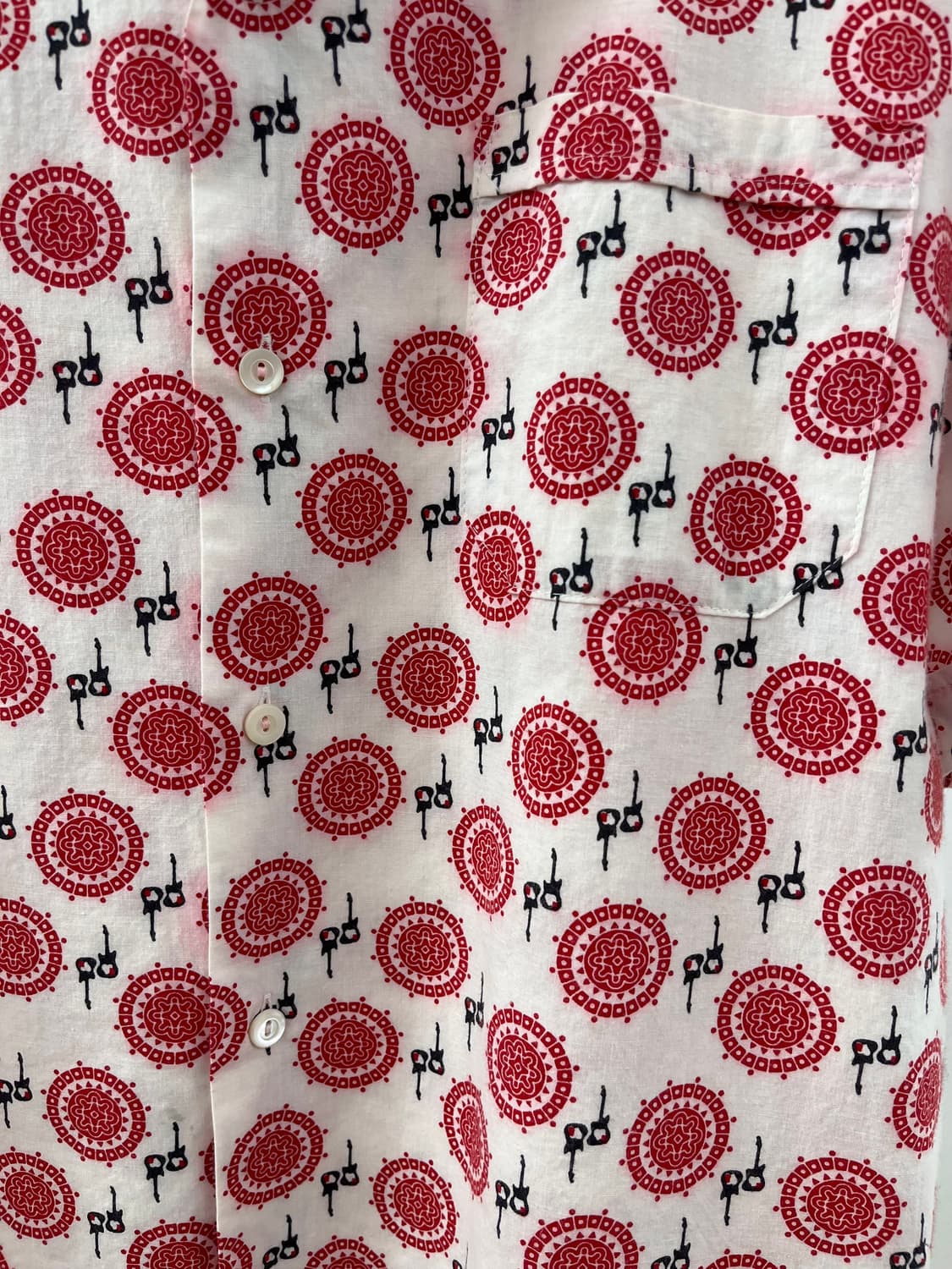 넘버나인 03ss/aw 커트코베인 기타 셔츠 상품이미지4