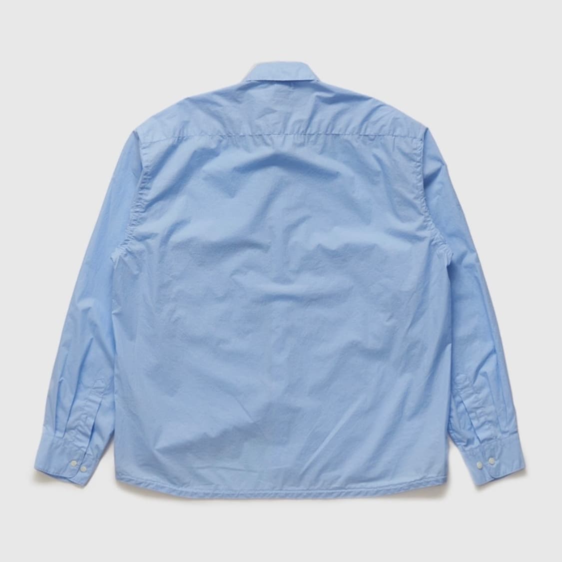 언어펙티드/ 드로스트링 셔츠 스카이블루/ M 상품이미지2