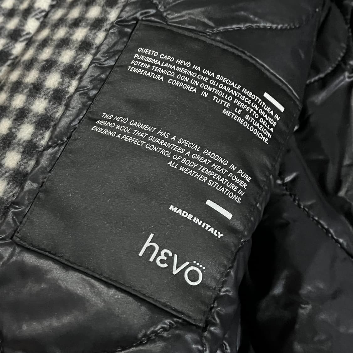 [105] 헤보 신형 깅엄 패딩코트 상품이미지8