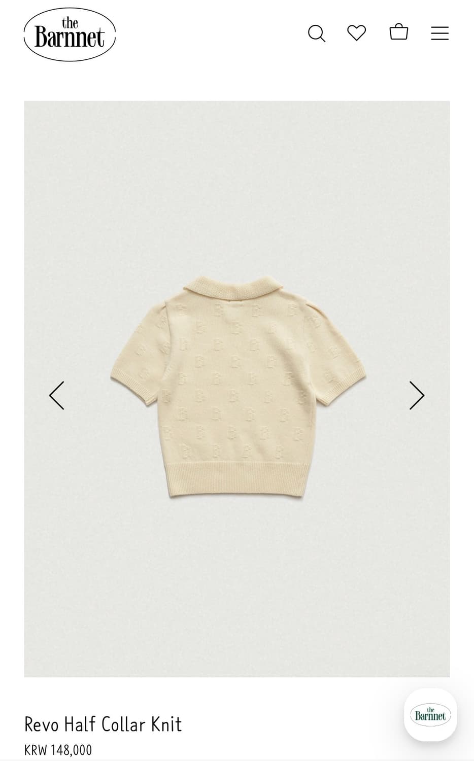 The barnnet Revo Half Collar Knit 상품이미지2