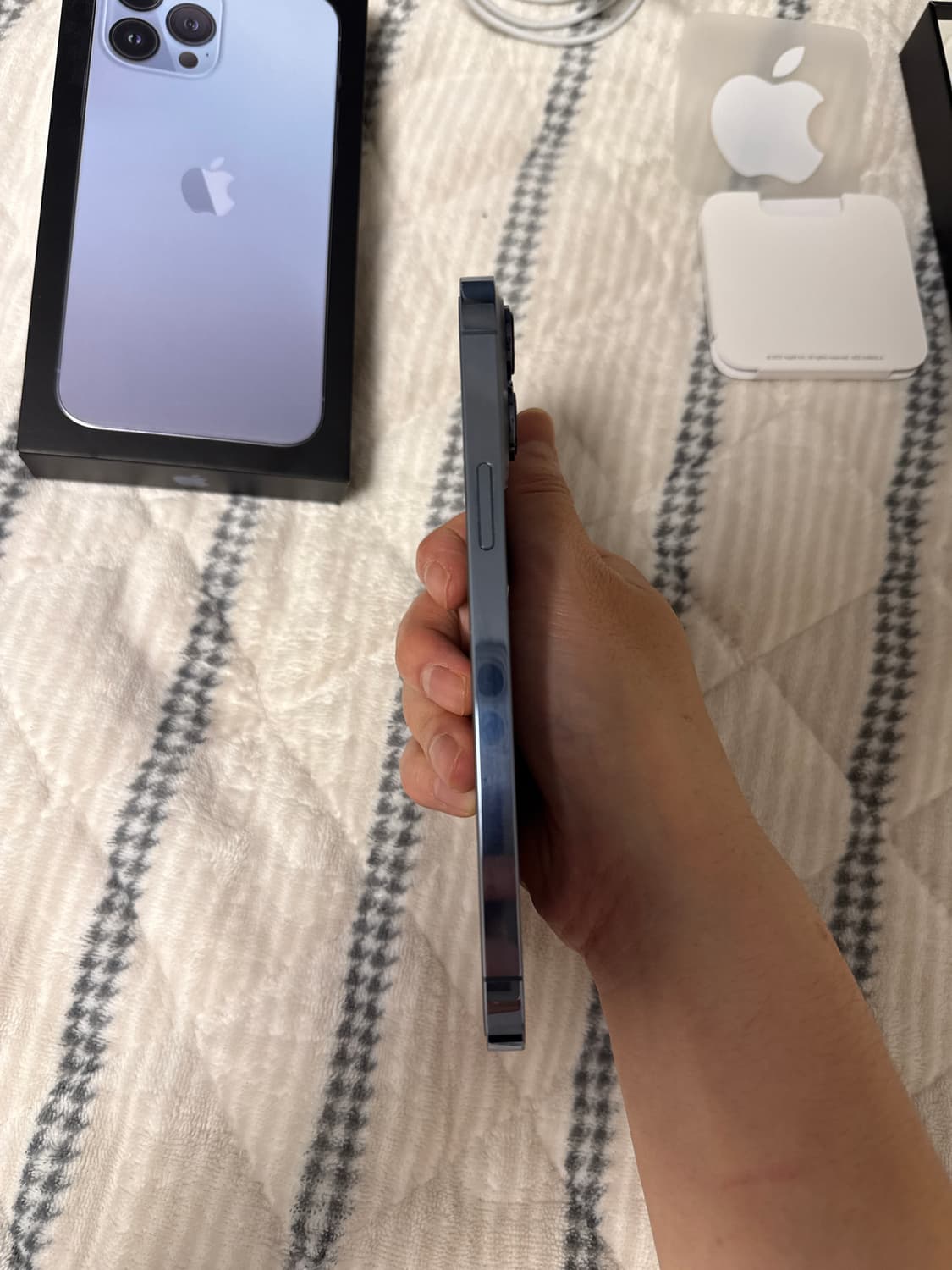 아이폰 13pro max 128g 시에라블루  상품이미지3